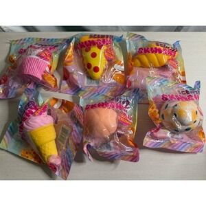 Scented Squishy Lot of 6 Slow Rise Stress Relief Fidget Toys